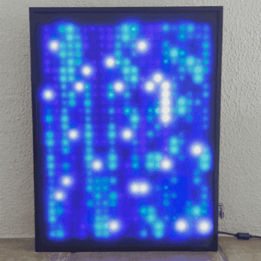 LED music visualizer complete build photos