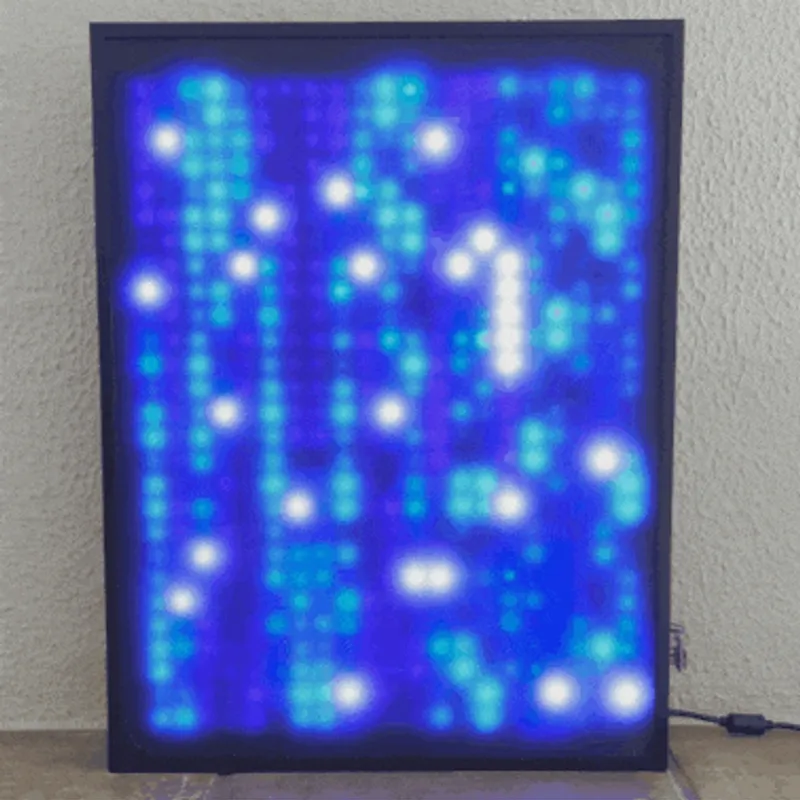 LED music visualizer complete build photos