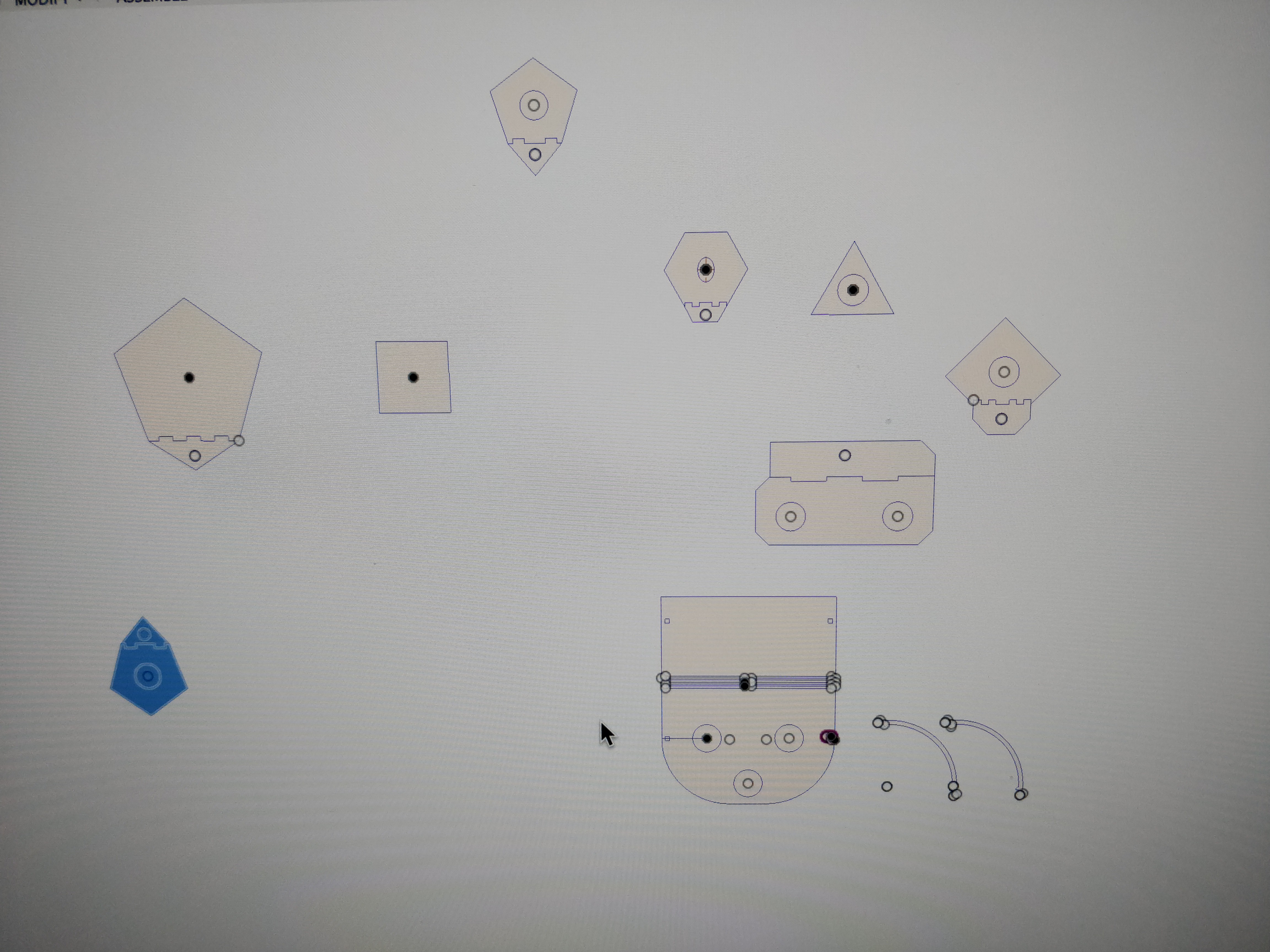 Drafting ideas from sketches