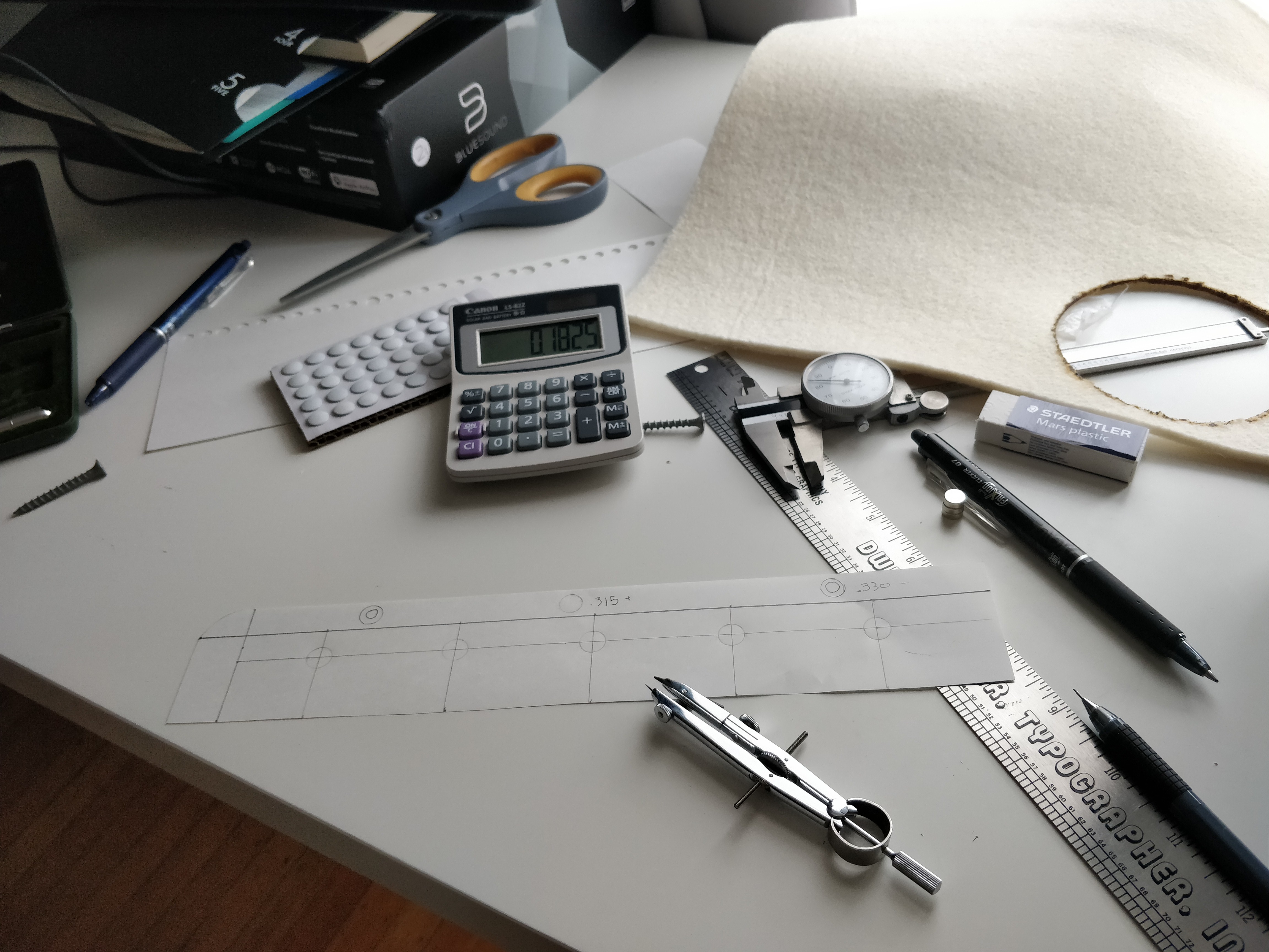 Started with a quick paper template to validate size