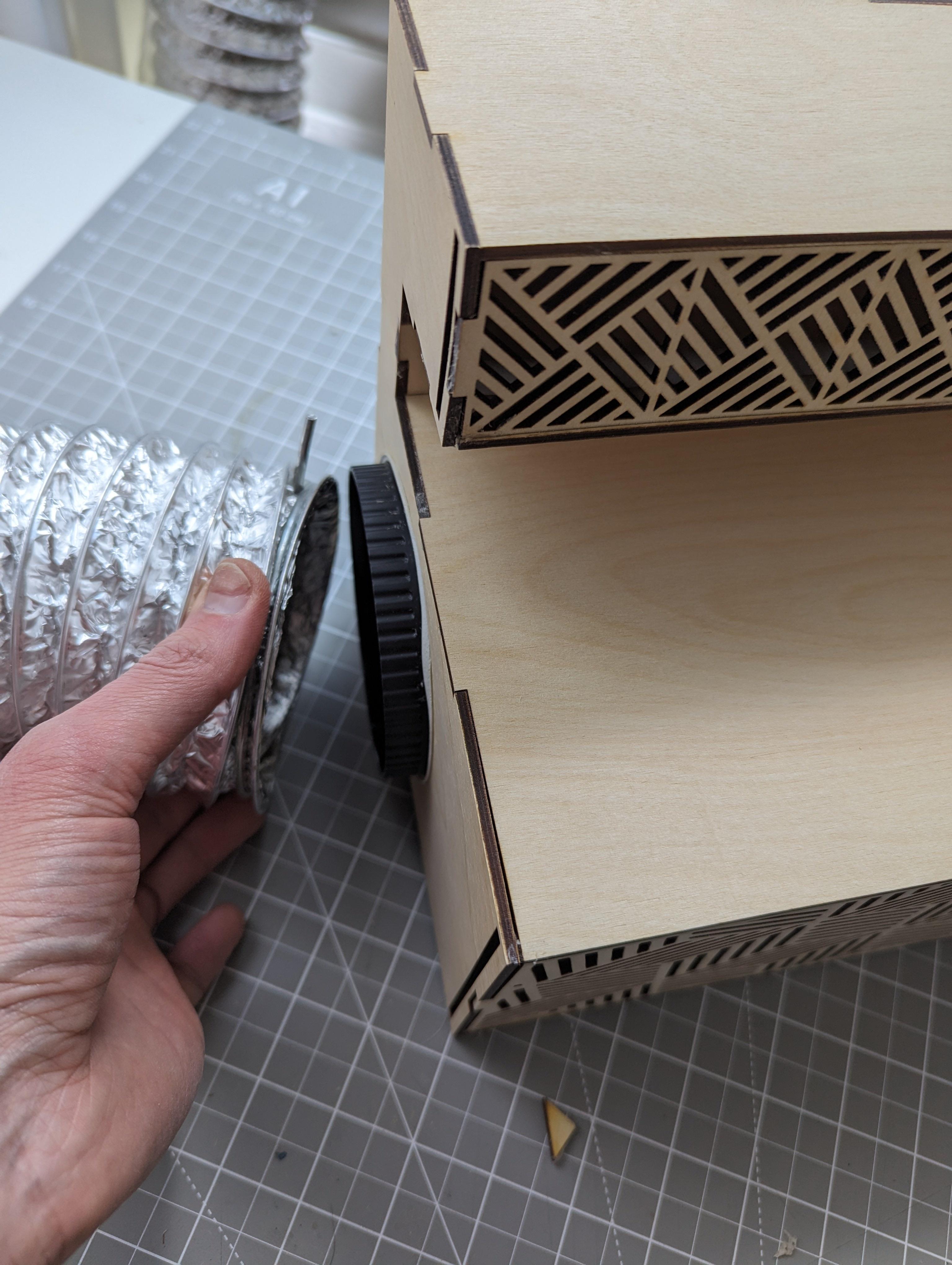 I designed and built a desktop / workspace ventilation system