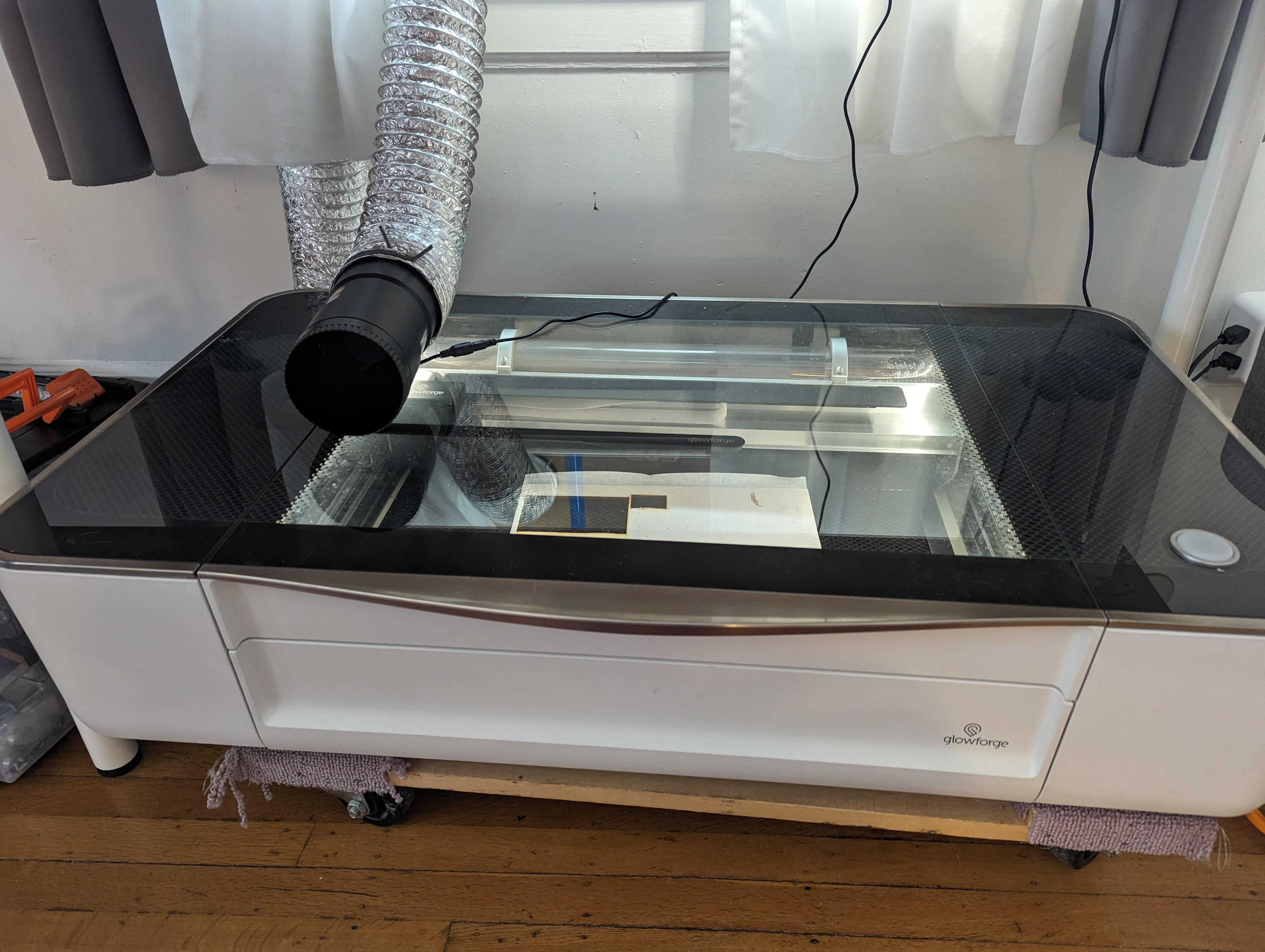 I wanted to find a more effective and attractive  way to use the inline exhaust fan I purchased