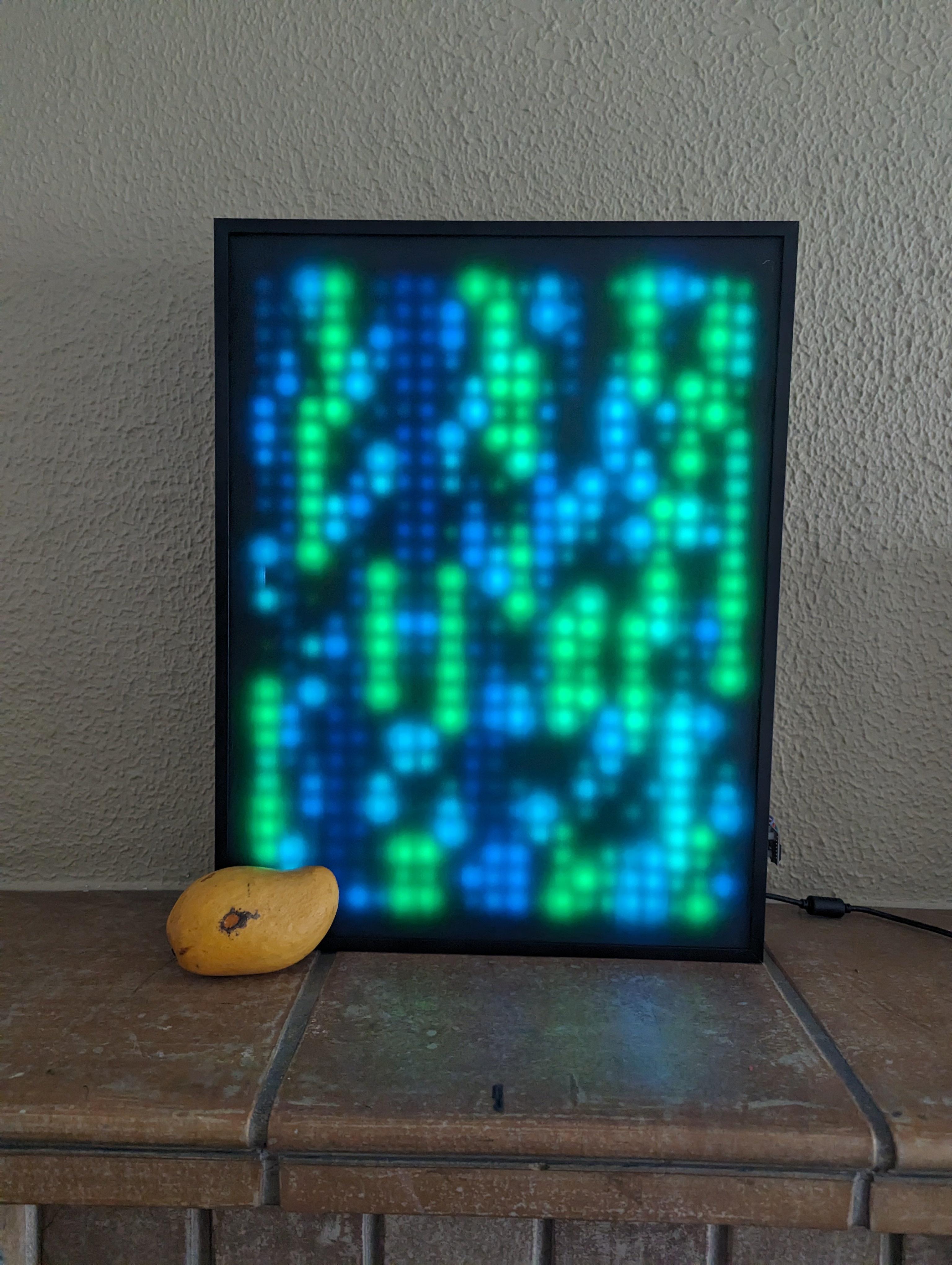 LED music visualizer complete build photos