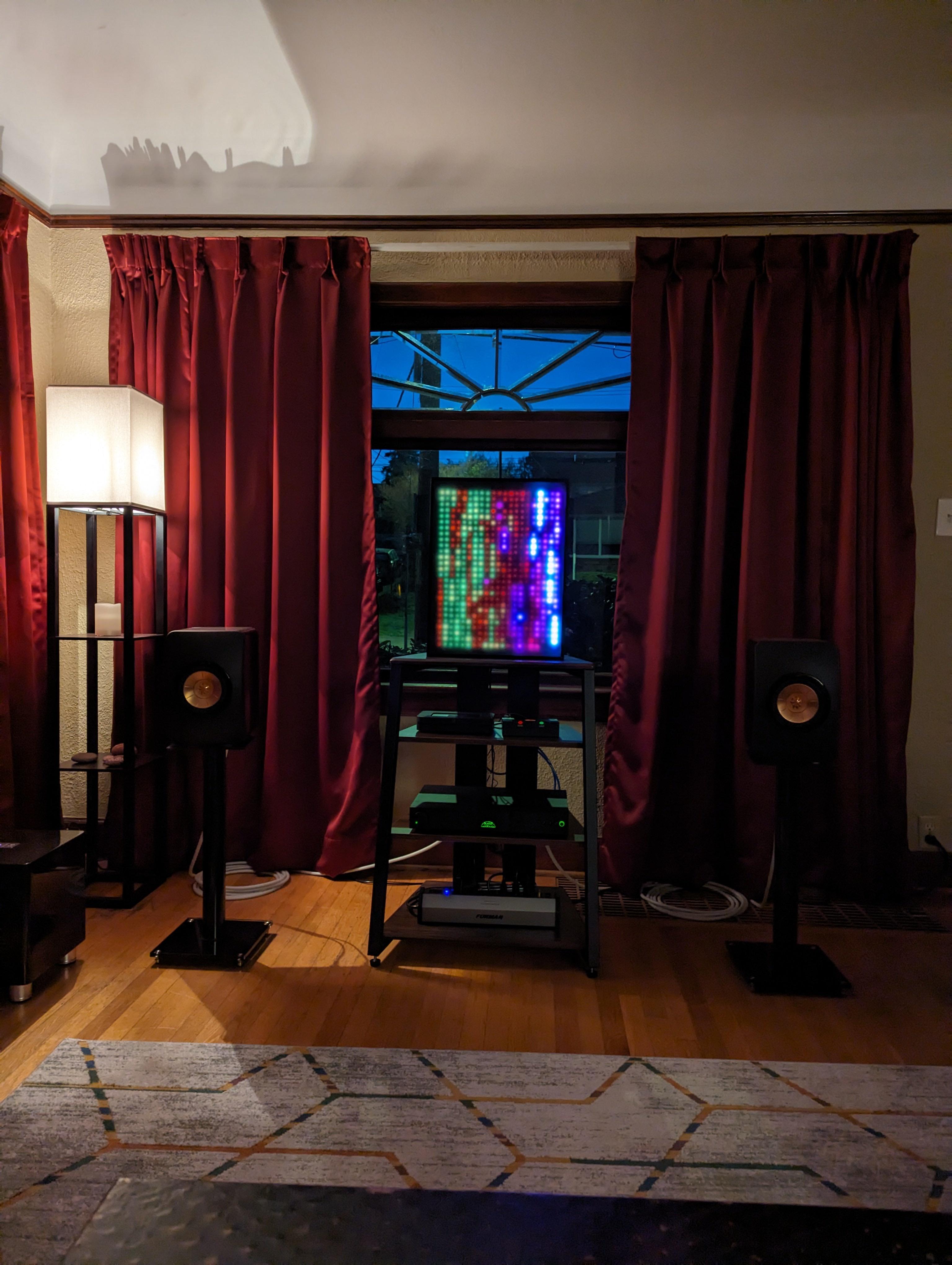 LED music visualizer complete build photos