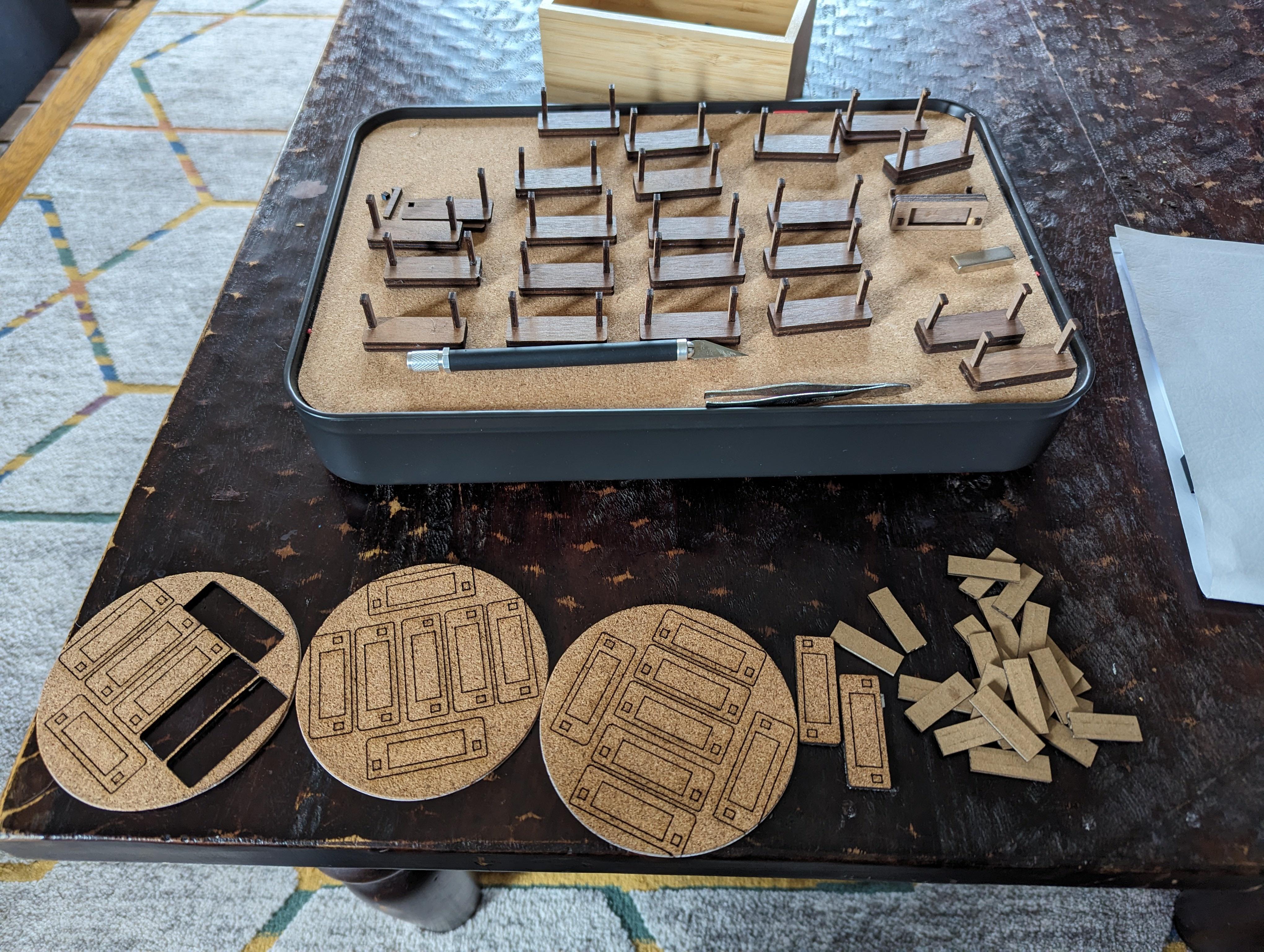 Adding cork bottom