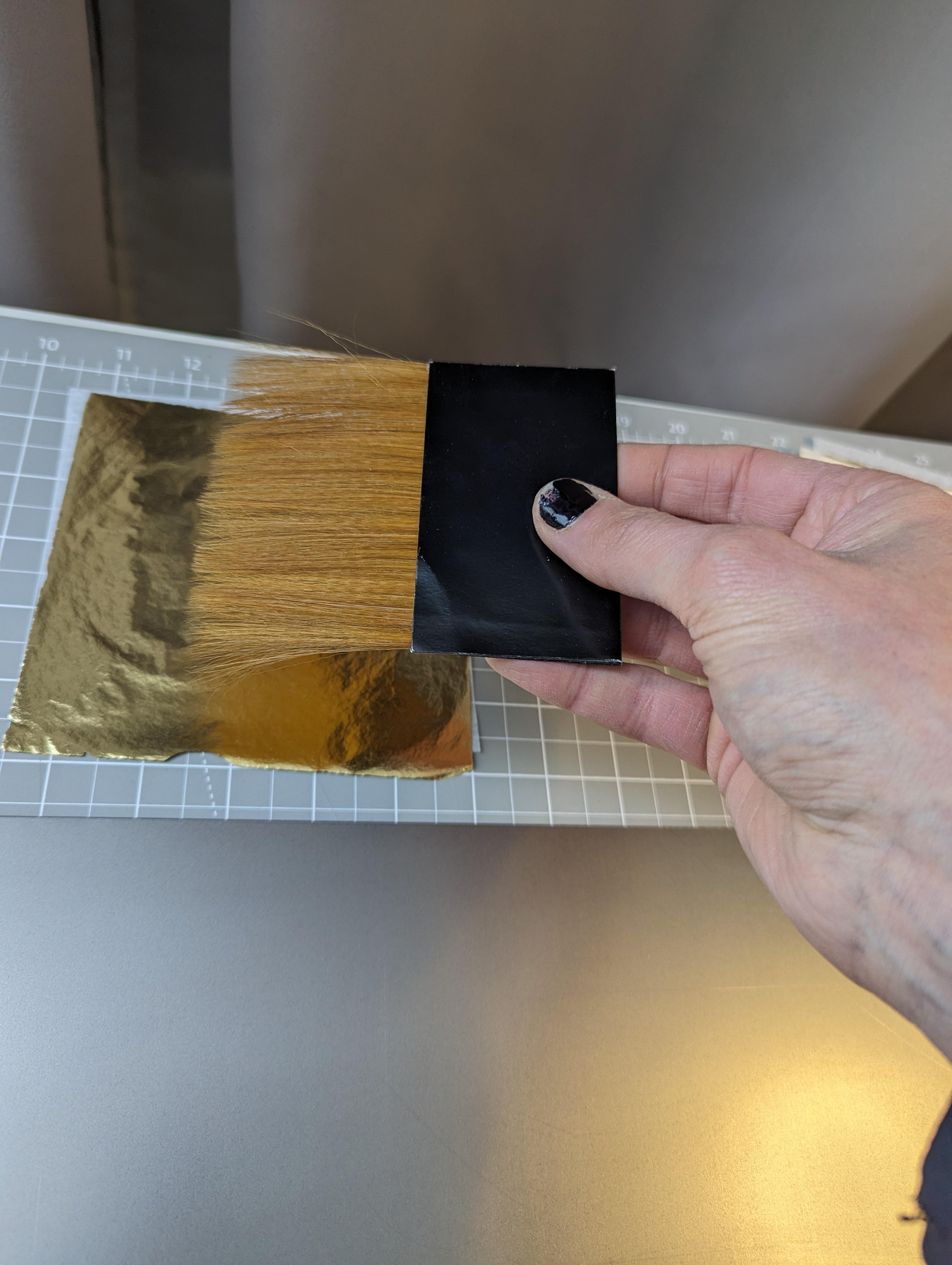 Gilding tip in Gold leaf
