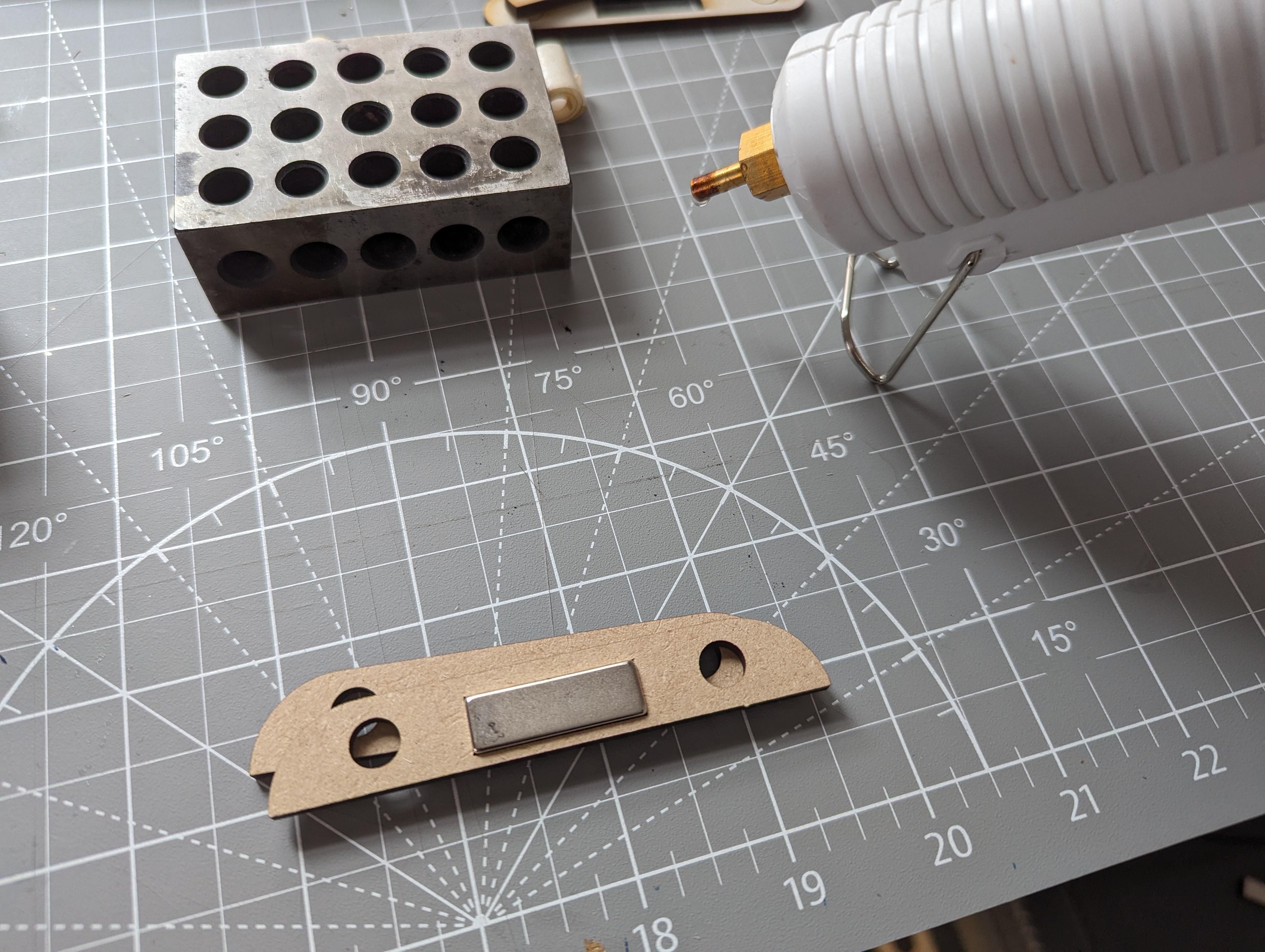 Gluing everything in place
