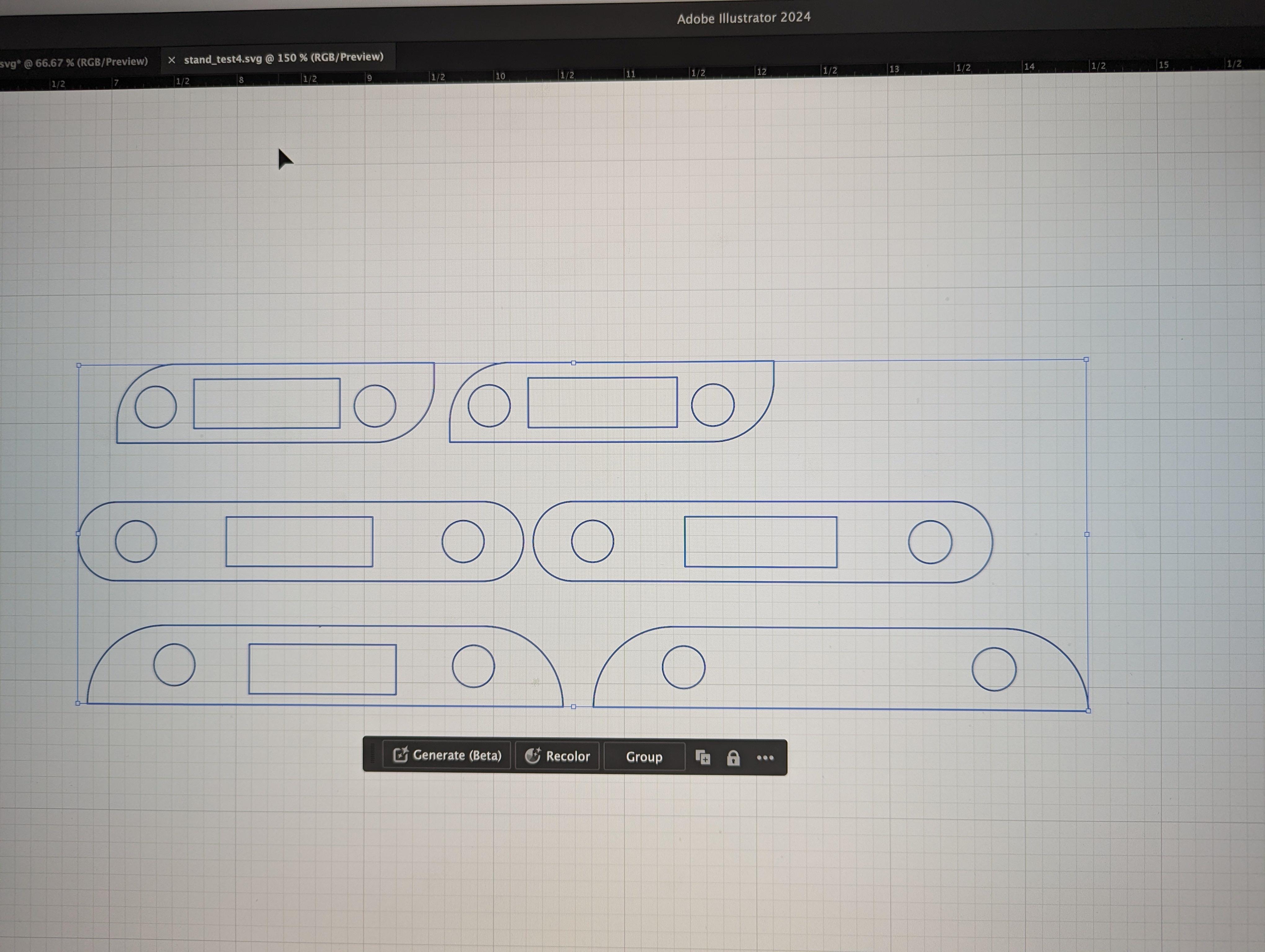 Then into illustrator